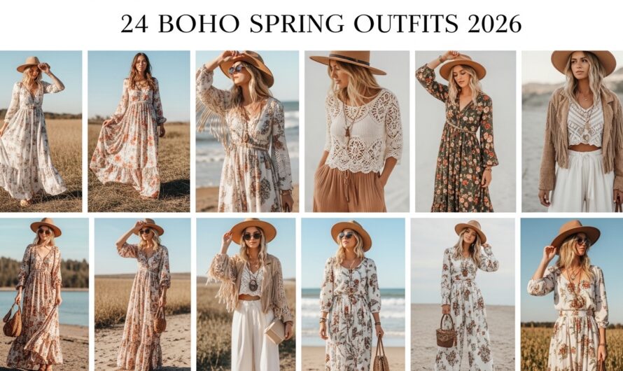24 Boho Spring Outfits 2026